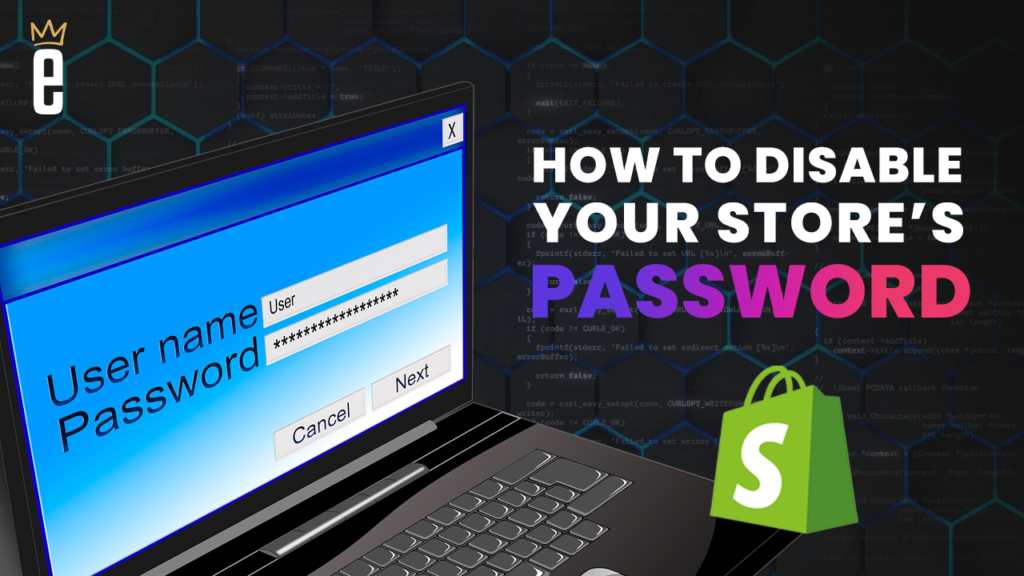 Disable Shopify Password