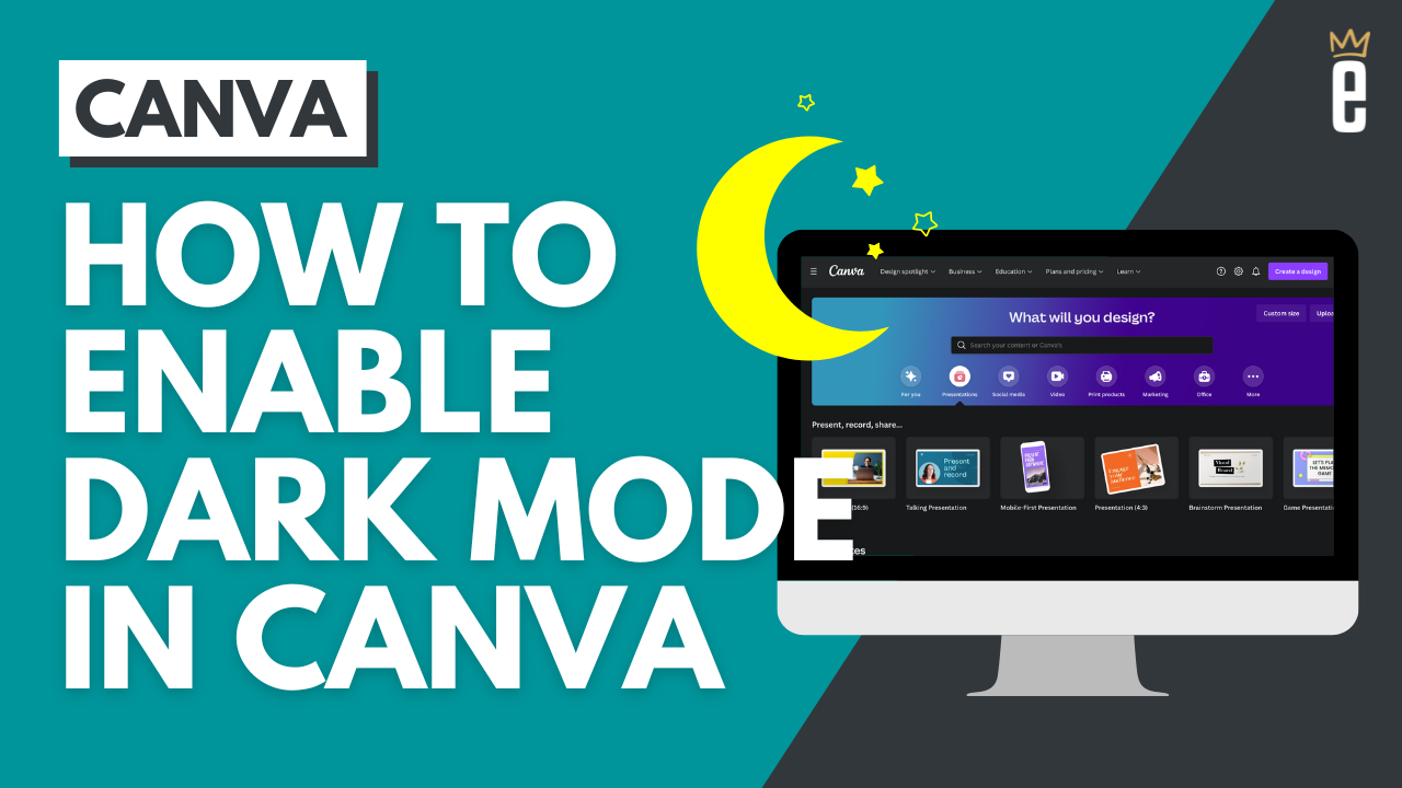 How to Enable Dark Mode in Canva eStoreKings