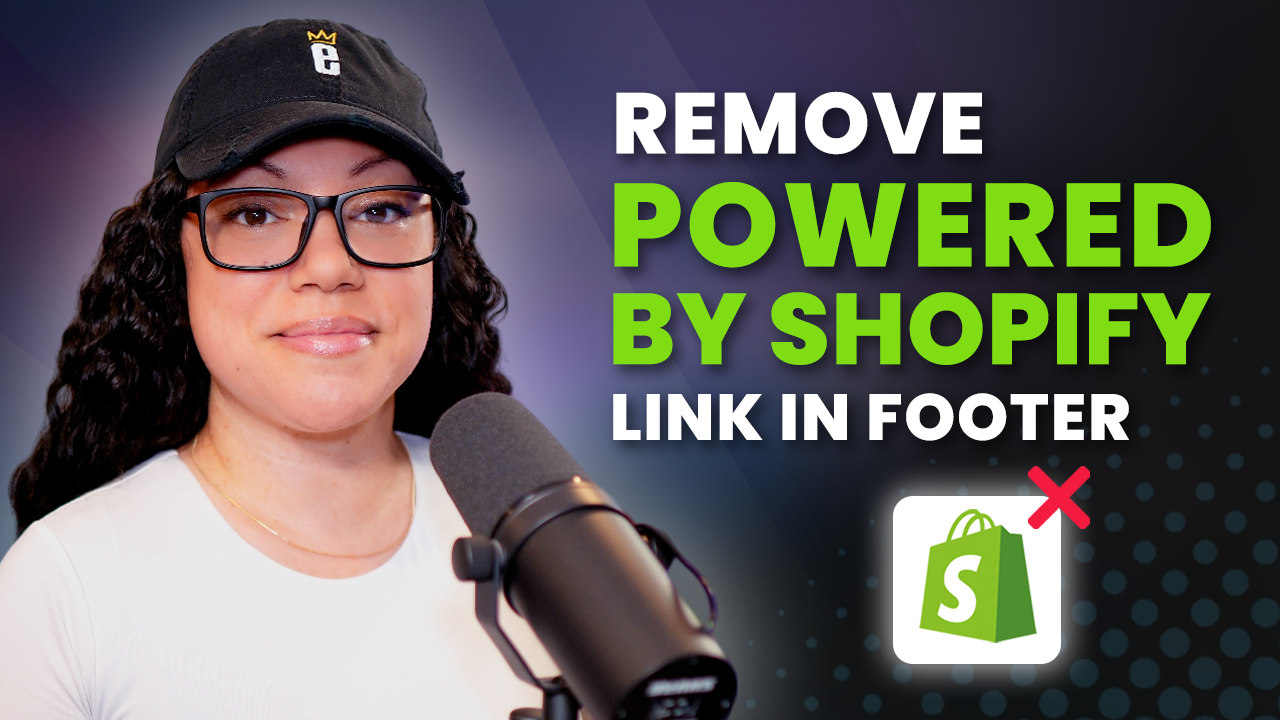 Remove Powered by Shopify